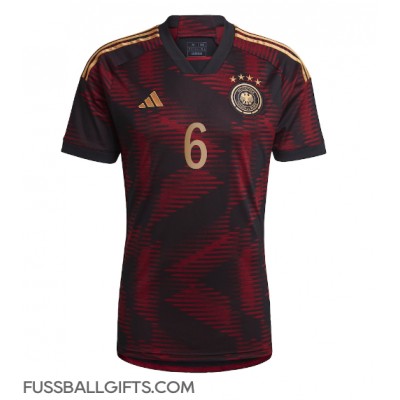 Deutschland Joshua Kimmich #6 Fußballbekleidung Auswärtstrikot WM 2022 Kurzarm